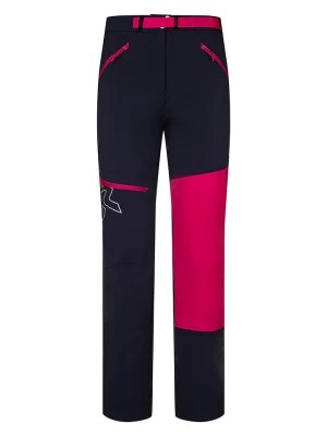Zdjęcie produktu ROCK EXPERIENCE Spodnie funkcyjne "Tongass" w kolorze granatowo-różowym rozmiar: XL