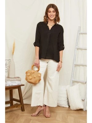 Zdjęcie produktu Rodier Lin Lniana bluzka w kolorze czarnym rozmiar: XL/XXL