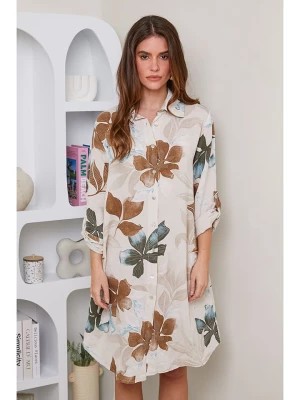 Zdjęcie produktu Rodier Lin Lniana sukienka w kolorze beżowo-jasnobrązowym rozmiar: M/L