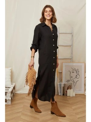 Zdjęcie produktu Rodier Lin Lniana sukienka w kolorze czarnym rozmiar: L/XL