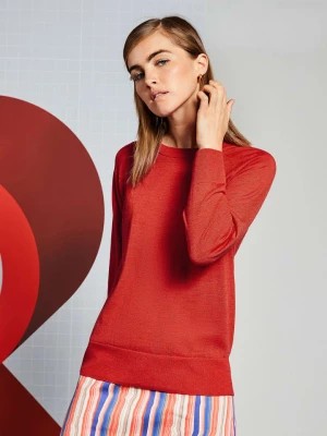 Zdjęcie produktu Rodier Wełniany sweter w kolorze czerwonym rozmiar: S