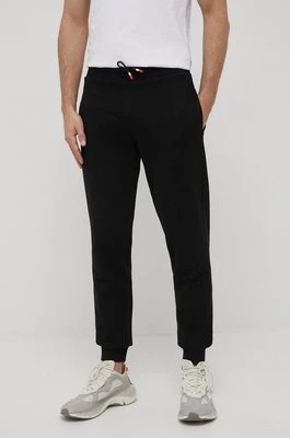 Zdjęcie produktu Rossignol spodnie dresowe bawełniane męskie kolor czarny gładkie RLKMP12