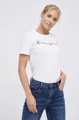 Zdjęcie produktu Rossignol T-shirt bawełniany kolor biały RLKWY05