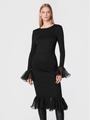 Zdjęcie produktu ROTATE Sukienka koktajlowa Heavy Jersey RT1870 Czarny Regular Fit