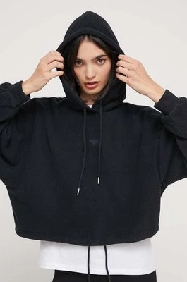 Zdjęcie produktu Roxy bluza damska kolor czarny z kapturem gładka