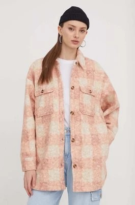Zdjęcie produktu Roxy kurtka koszulowa Over and Above kolor różowy przejściowa URJPF03008