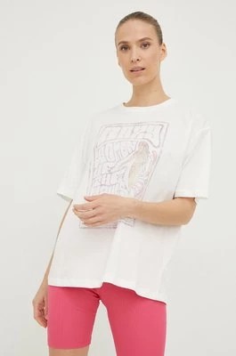 Zdjęcie produktu Roxy t-shirt bawełniany 6109100010 kolor biały