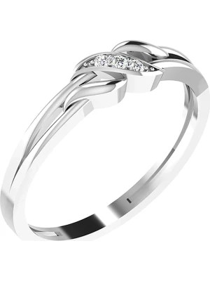 Zdjęcie produktu Vittoria Jewels Złoty pierścionek z diamentami rozmiar: 52