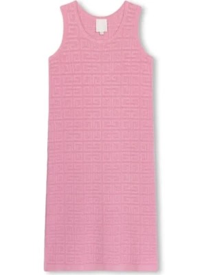 Zdjęcie produktu Różowa Dzianinowa Sukienka z Wzorem 4G Jacquard Givenchy