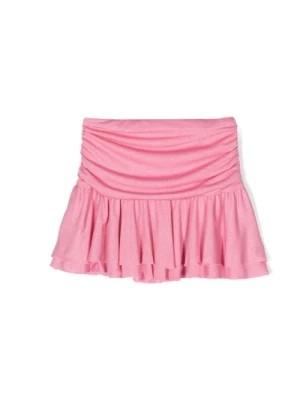 Zdjęcie produktu Różowa Glitterowa Spódnica Mini Blumarine