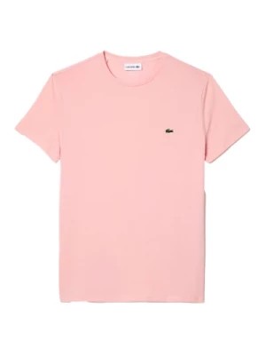 Zdjęcie produktu Różowa Koszulka z Logiem Lacoste