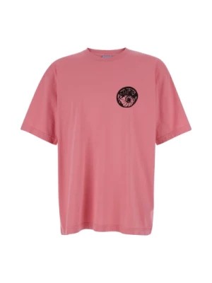 Zdjęcie produktu Różowa Koszulka z nadrukiem muszli Bluemarble