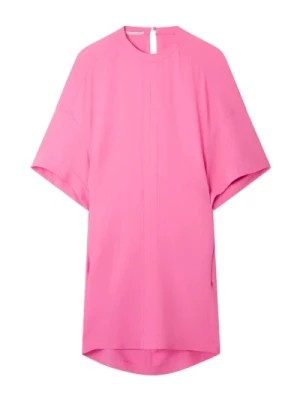 Zdjęcie produktu Różowa Krótka Sukienka z Peleryną Stella McCartney