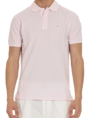 Zdjęcie produktu Różowa Polo Koszulka Logo Piersi C.p. Company