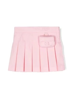 Zdjęcie produktu Różowa Spódnica Gabardynowa Fendi