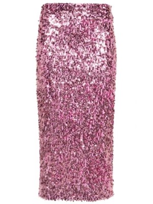 Zdjęcie produktu Różowa Spódnica Rotate z Tylnym Rozcięciem Rotate Birger Christensen