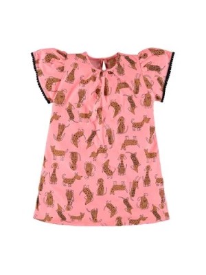 Zdjęcie produktu Różowa sukienka dziewczęca w pieski Up Baby
