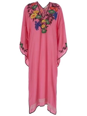 Zdjęcie produktu Różowa Sukienka Kaftan Anjuna