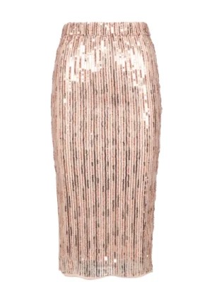 Zdjęcie produktu Różowa Sukienka z Cekinami Pennyblack