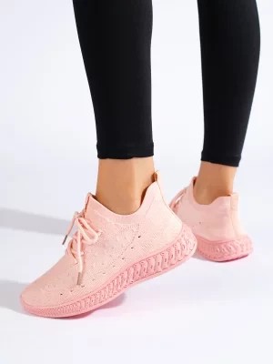 Zdjęcie produktu Różowe buty sportowe damskie Shelvt