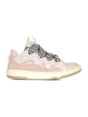 Zdjęcie produktu Różowe Curb Lace-Up Sneakers Lanvin