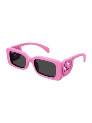 Zdjęcie produktu Różowe i fioletowe okulary przeciwsłoneczne dla kobiet Gucci