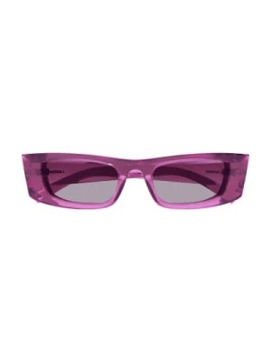 Zdjęcie produktu Różowe i Fioletowe Okulary Przeciwsłoneczne Saint Laurent