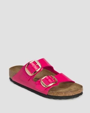 Zdjęcie produktu Różowe Klapki Damskie Birkenstock Arizona Bb Bf Patent Narrow