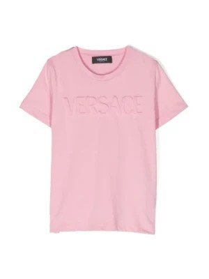 Zdjęcie produktu Różowe Koszulki i Pola dla Dzieci Versace