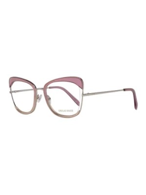 Zdjęcie produktu Różowe Okulary Optyczne Damski Model Emilio Pucci