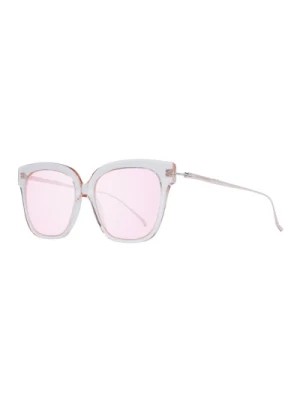 Zdjęcie produktu Różowe Okulary przeciwsłoneczne Trapezium z ochroną UV Scotch & Soda