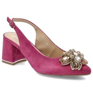 Zdjęcie produktu Różowe Sandały Armodo Eleganckie Obuwie Damskie