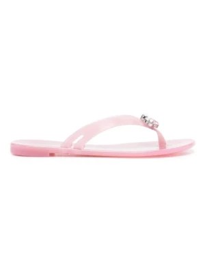 Zdjęcie produktu Różowe Sandały z Kryształowymi Dodatkami Casadei