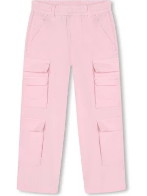 Zdjęcie produktu Różowe Spodnie Bawełniane Logo Marc Jacobs