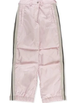 Zdjęcie produktu Różowe Spodnie z Logo dla Dziewczynek Palm Angels