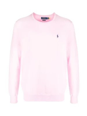 Zdjęcie produktu Różowe Swetry z Podpisem Pony Polo Ralph Lauren