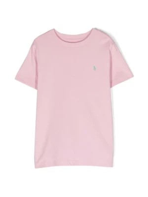 Zdjęcie produktu Różowe T-shirty i Pola z Haftowanym Logo Polo Ralph Lauren