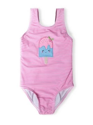 Zdjęcie produktu Różowy kostium kąpielowy jednoczęściowy dla niemowlaka Minoti