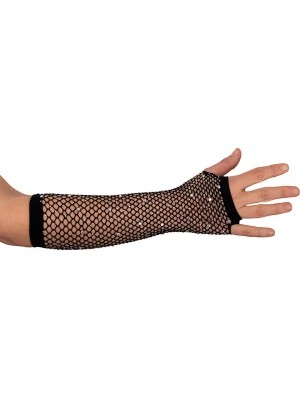 Zdjęcie produktu Rubie`s Rękawiczki bez palców "Strass" w kolorze czarnym rozmiar: onesize