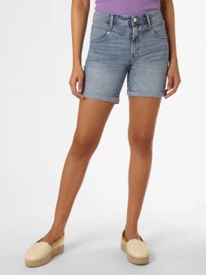 Zdjęcie produktu s.Oliver Damskie spodenki jeansowe Kobiety niebieski jednolity,