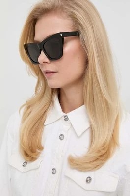 Zdjęcie produktu Saint Laurent okulary przeciwsłoneczne damskie kolor czarny SL 214 KATE