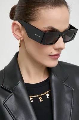 Zdjęcie produktu Saint Laurent okulary przeciwsłoneczne damskie kolor czarny