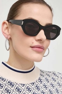 Zdjęcie produktu Saint Laurent okulary przeciwsłoneczne damskie kolor czarny SL 639
