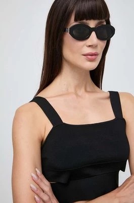 Zdjęcie produktu Saint Laurent okulary przeciwsłoneczne damskie kolor czarny SL M136