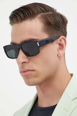 Zdjęcie produktu Saint Laurent okulary przeciwsłoneczne męskie kolor czarny SL 689