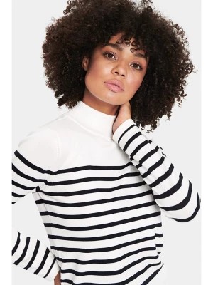 Zdjęcie produktu SAINT TROPEZ Sweter w kolorze biało-czarnym rozmiar: L