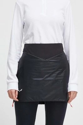 Zdjęcie produktu Salewa spódnica sportowa Sella TirolWool kolor czarny mini prosta
