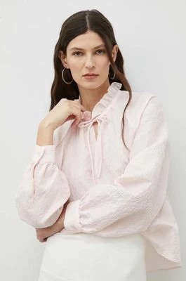 Zdjęcie produktu Samsoe Samsoe bluzka damska kolor różowy gładka