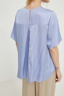 Zdjęcie produktu Samsoe Samsoe bluzka DENISE kolor niebieski gładka F10000029