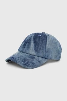 Zdjęcie produktu Samsoe Samsoe czapka z daszkiem jeansowa SABETTY kolor niebieski wzorzysta F24100019